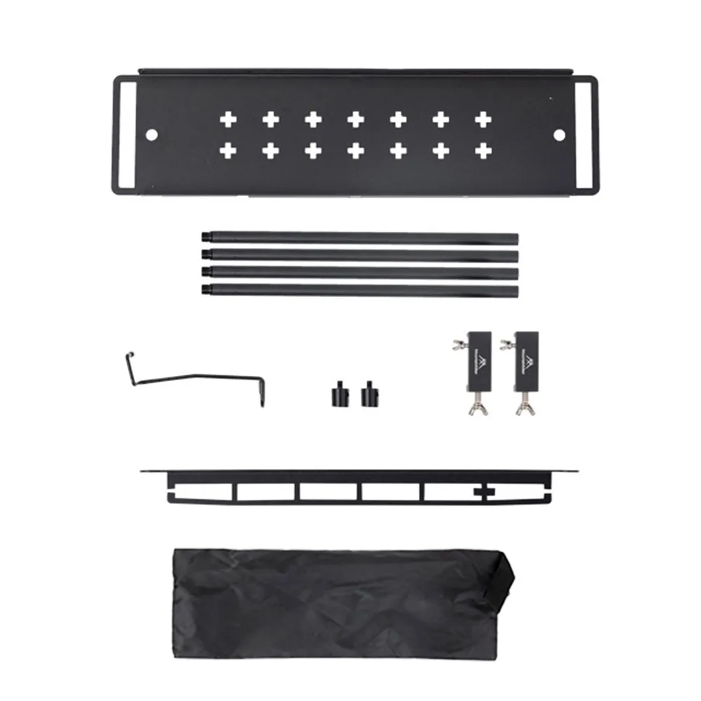 

Multifunctional Bracket Detachable Camping Stand Outdoor Tools Organizer with Lantern Hook for Hiking Fishing Picnic BBQ