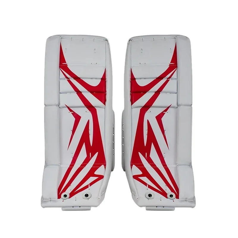 

ON SALE ! ! ! Factory Wholesale Top Level Professional Goalie Shin Pads Ice Hockey Equipment for Adults
