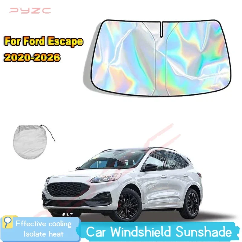 For Ford Escape 2020-2026 Car Windshield Sunshade Cover Front Window Sun Shade Visor Auto Interior UV Protection Cool Down