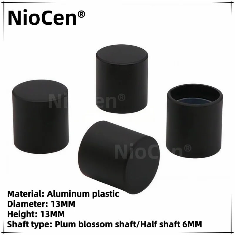 

（5pcs）13×13MM aluminum alloy sandblasting knob cap potentiometer no indication D-axis electrical adjustment cap