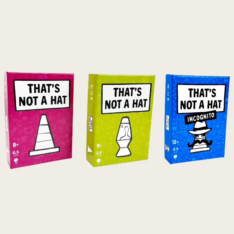 Unique Thats Not A Hat Happy Party Game Set Top Board Game With Basic Extended Card Game English Tabletop Game For 3-8 Players