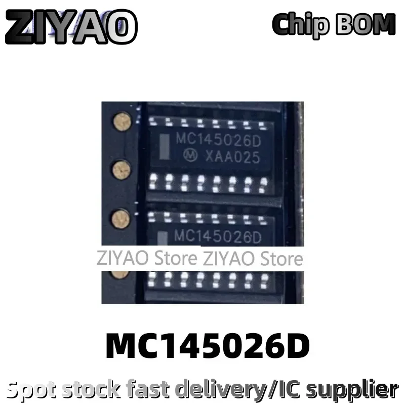 5PCS MC145026D MC145026DR2G SOP16 pin chip encoder decoder chip