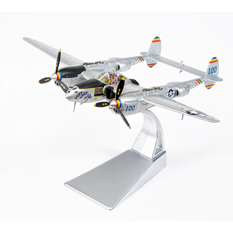 

1/72 WW2 AA36617 US P-38L P38 fighter model 1945 alloy aircraft model