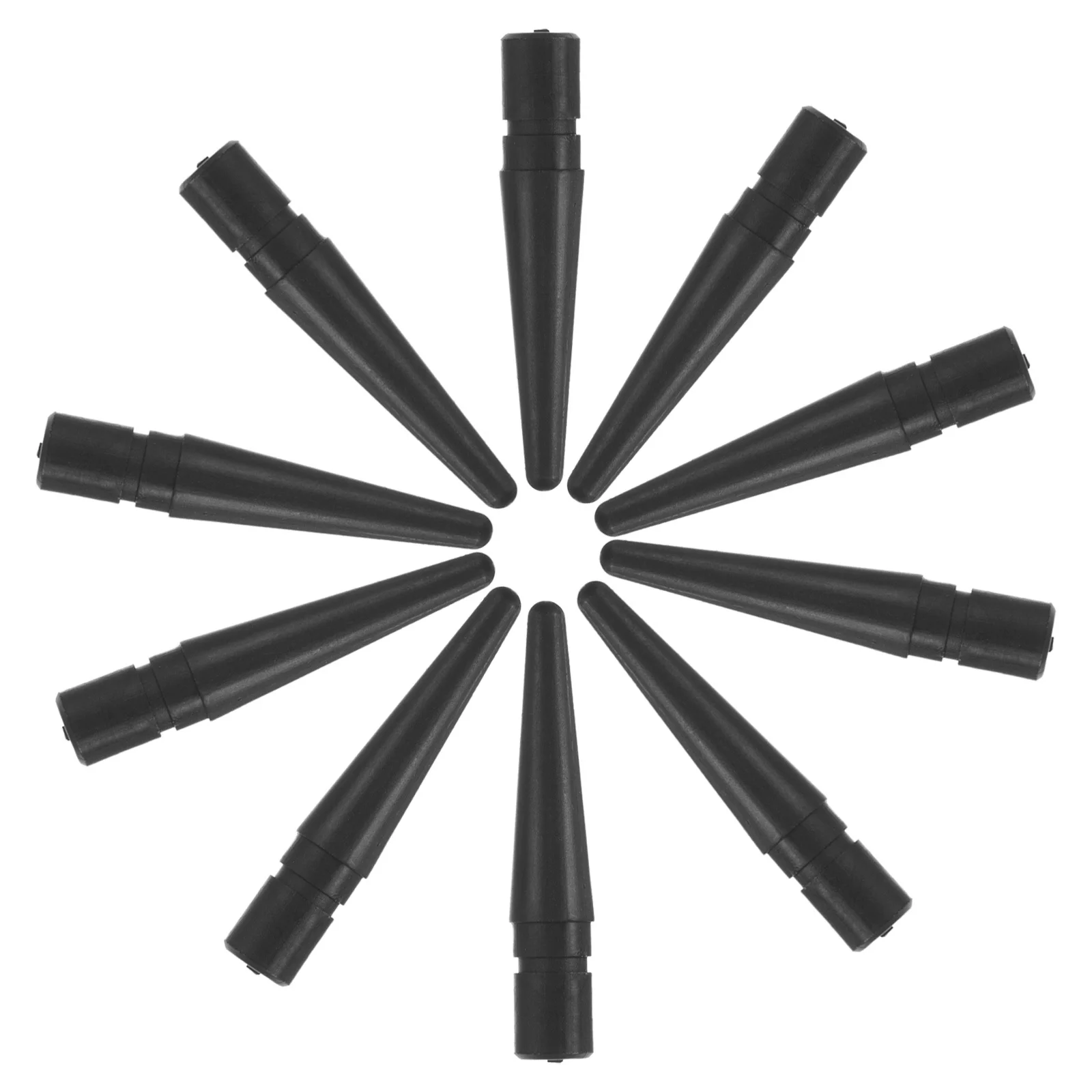 

10pcs Rv Tent Tube Inserts: Durable Plastic Replacement Parts For Camping Hiking Shelter Stability Outdoor Adventure Gear