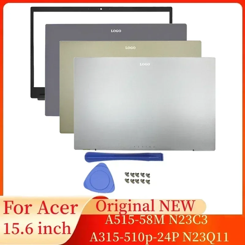 

Оригинальный новый чехол для ноутбука Acer A515-58M N23C3 A315-510P-24P N23Q11, ЖК-экран ноутбука, задняя крышка, винты для подвески передней панели