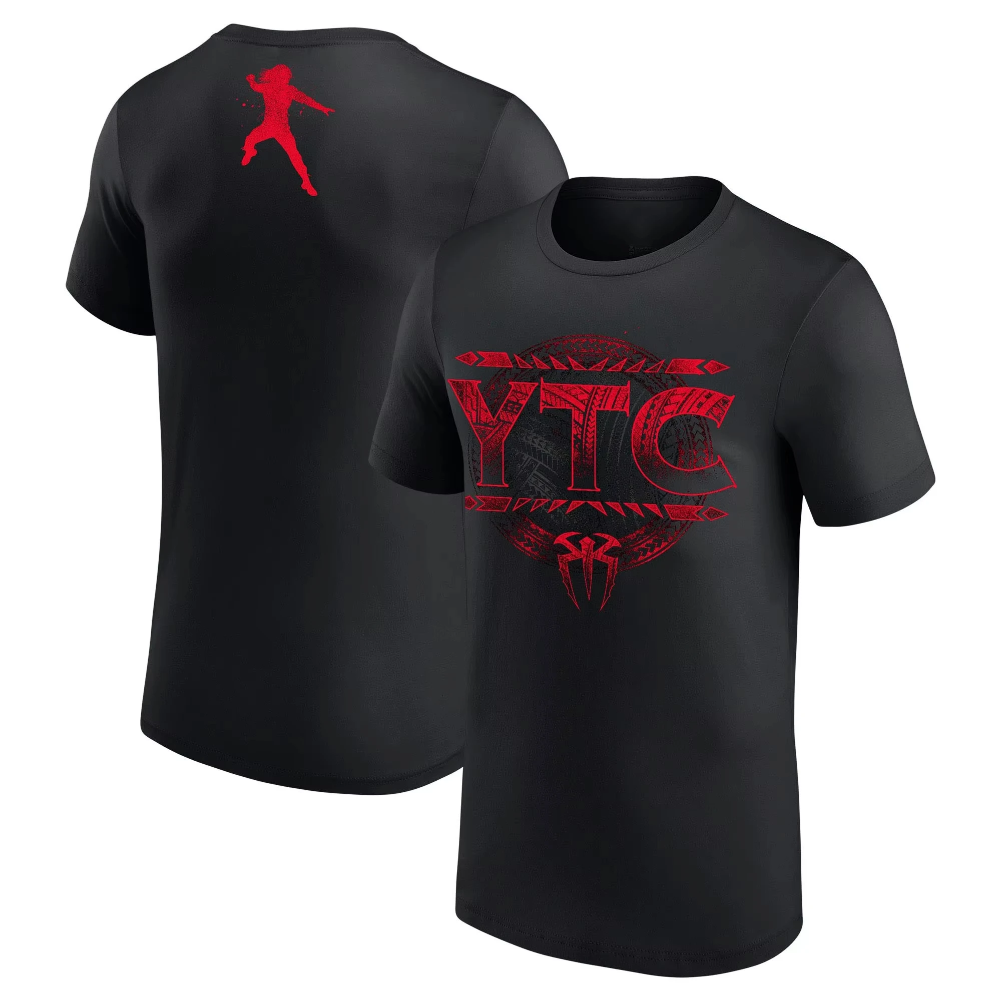 

Summer Roman Reigns YTC T-shirt Male and Female Renowned Wrestler Asuka T-shirt WWE Competition Fighting Fitness Street Top