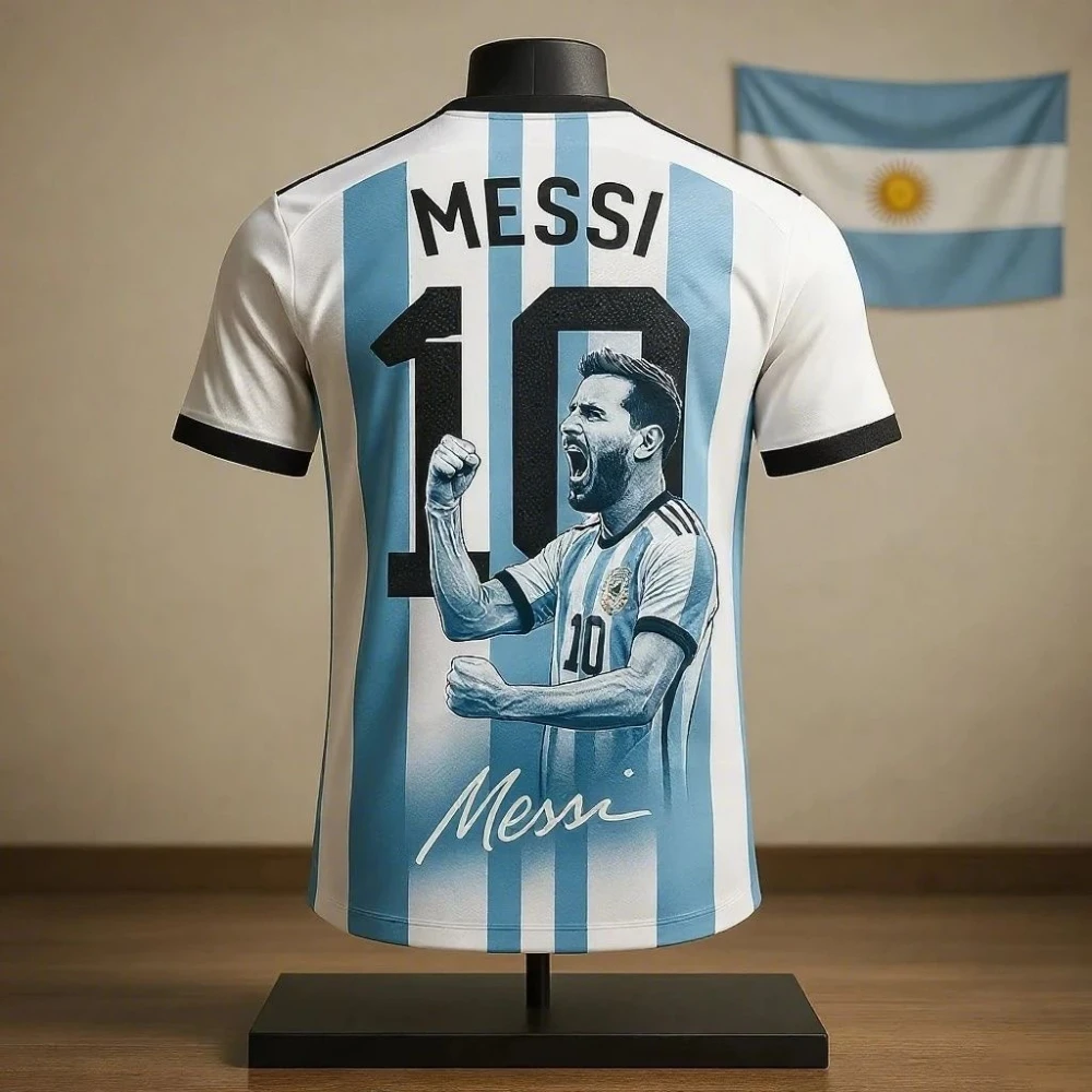 

New Hot Selling Messi Celebration Edition Sports T-shirt Daily Outdoor Breathable Quick Drying Comfortable Jersey FamilyMatching