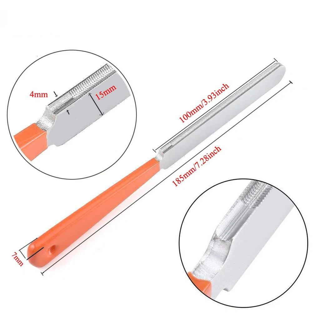 

6pcs Guitar Repair Tool Set Fret File Sanding Kit Crowning Tools Polishing Stone Guard Fits Electric Acoustic Bass Ukulele