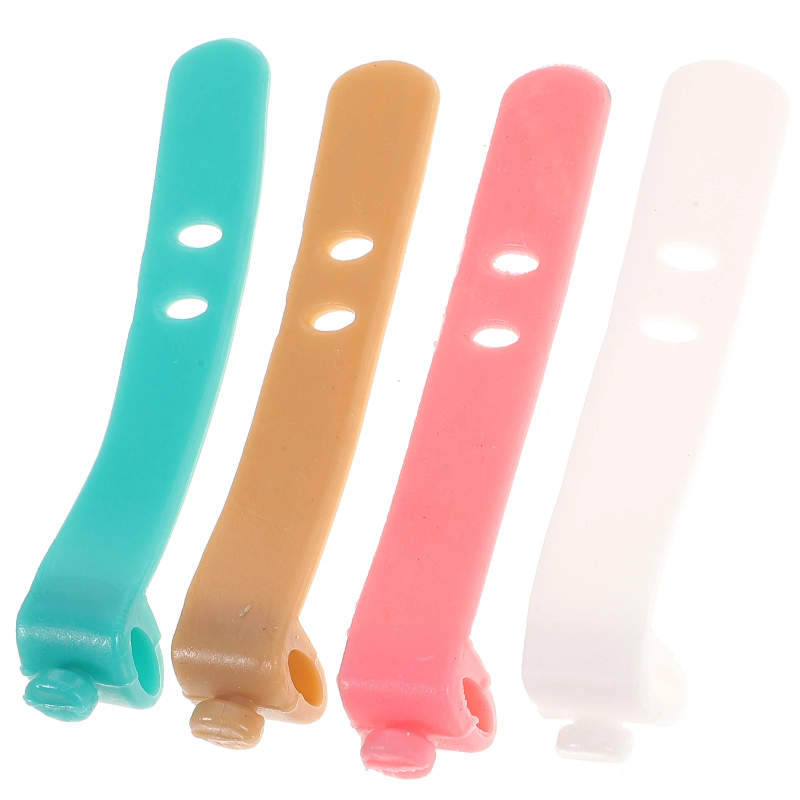 

16Pcs Wire Organizer Bands Heavy Duty Silicone Cable Wraps for USB Headphones Multiple Cable Sorting and Holding