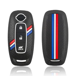 Soft Silicone Key Fob Cover U-shaped for Nissan Versa X-Trail T33 Serena Rouge Kicks Pathfinder Ariya Rogue 2024 Car Accessories