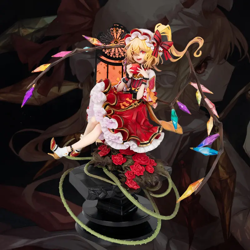 

Touhou Project Flandre Scarlet Anime Figure Pvc Collectible Cute Beautiful Girl Model For Anime Collectors Home Decoration