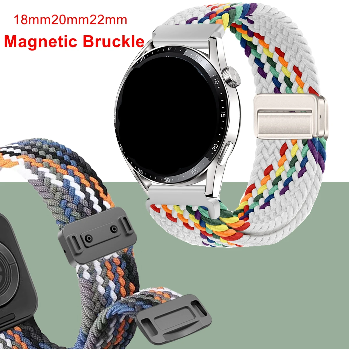 18Mm 20Mm 22Mm Horlogeband Voor Amazfit Gtr 2 3 Pro Strap Vervangende Band Voor Amazfit Gts 2/3/4 Band Voor Amazfit Bip U Pro