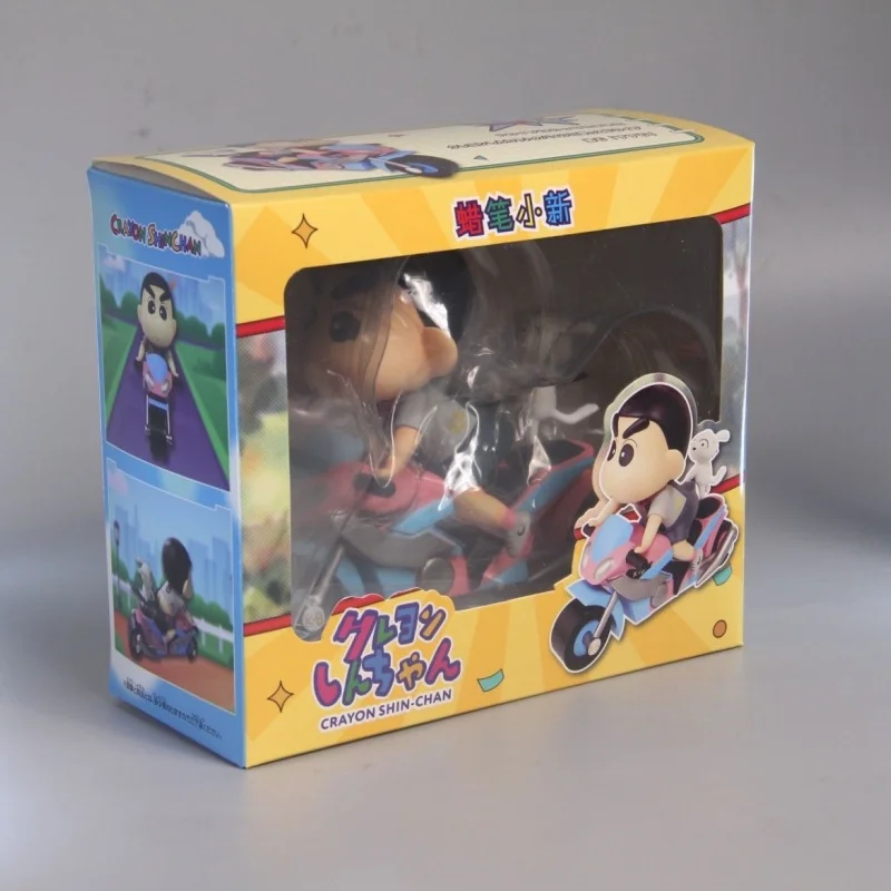 Figuras de Anime Crayon Shin-Chan, muñeco de juguete, neumático móvil, figura de acción, Manga, estatua Gk, modelo regalo de cumpleaños, novedad de 2024