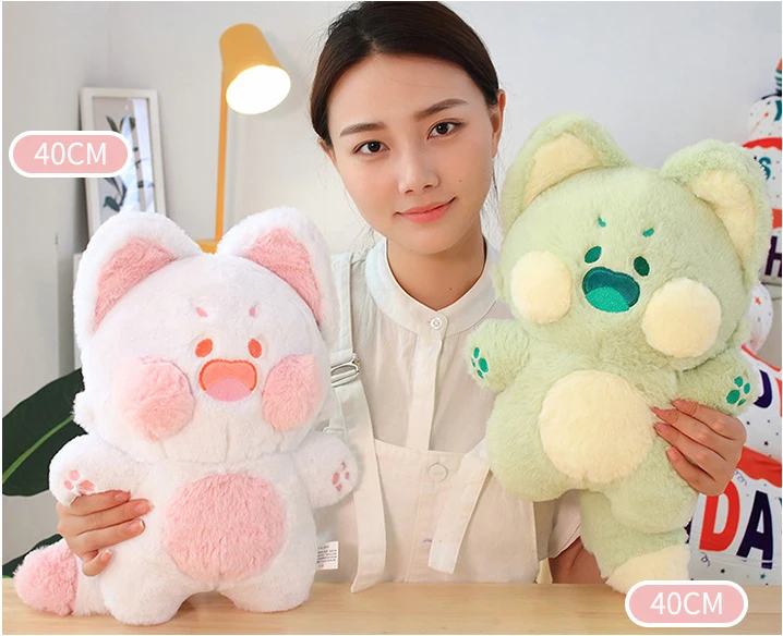 40Cm Mạ Cát Đồ Chơi Kawaii Mềm Mại Thú Nhồi Bông Búp Bê Giường Sofa Trang Trí Plushie Gối Trẻ Em Sinh Nhật Giáng Sinh Peluche Quà Tặng