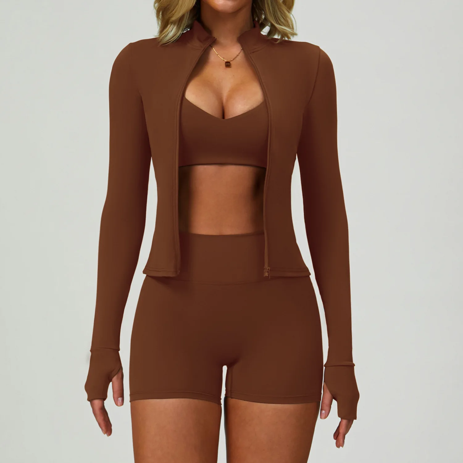 2 Piece Yoga Clothes Women Sport Set Tracksuit Athletic Wear Pilates Fitness Suit Gym Workout Clothes Sports Bra Leggings Suits