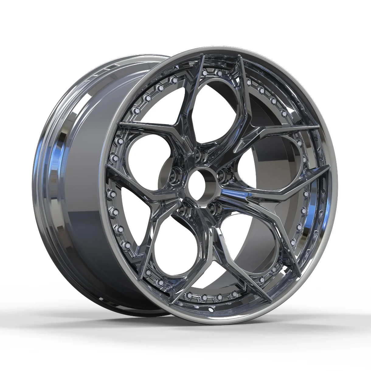 Simple Structure Personalized Custom Forged Wheels Easy Installation Passenger Car Modified Hub Parts
