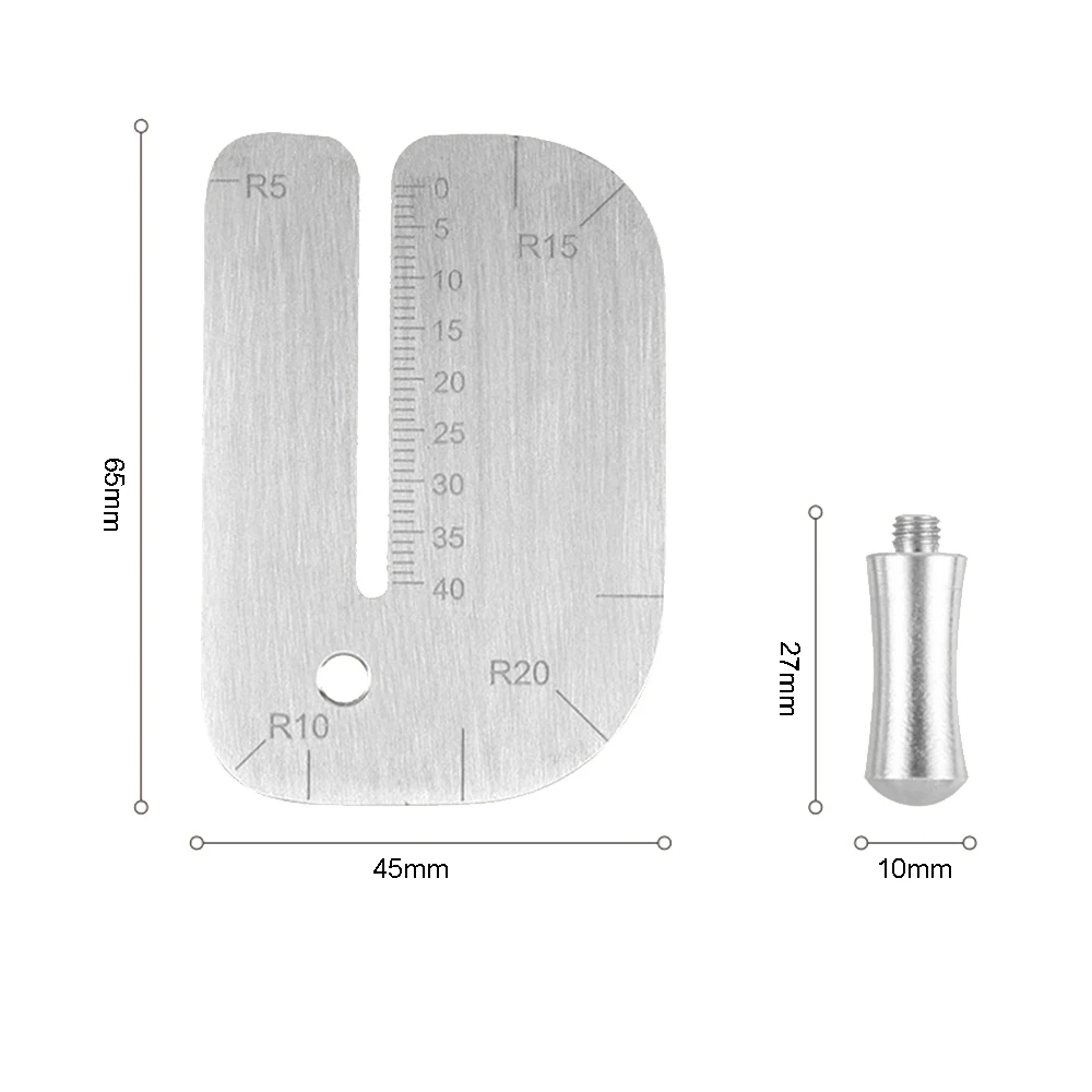 Outil pratique de règle de coupe, planche de traction en cuir, extracteur de poinçonnage, plaque de presse en acier inoxydable, accessoires