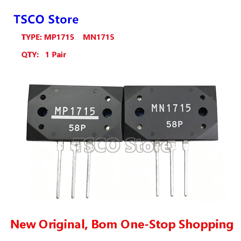 (1  Pair /LOT)   MP1715    MN1715  MT-200 New Origiail Audio transistor