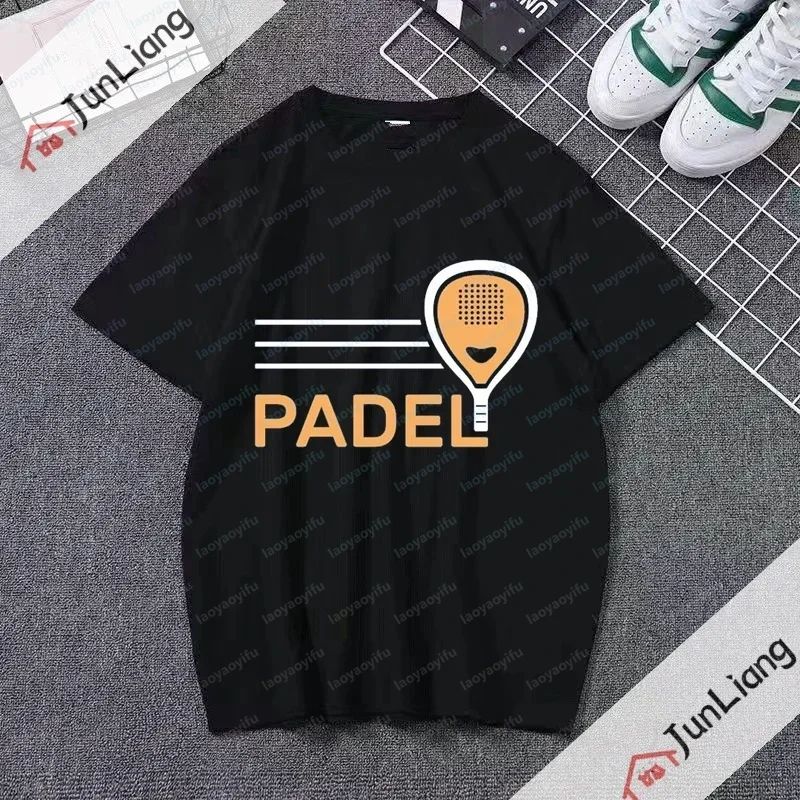 Gym Tee Tennis Player Graphic T-shirt for Men's and Women's T-shirt Street Wear Short Sleeve Harajuku 100% Cotton T-shirt