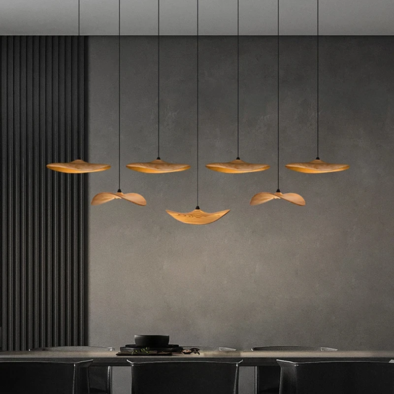 Designer Log Craft LED Ceiling Chandelier Living Room Tearoom Kitchen Table Lamps Bedroom Home Decoration Lighting Stair Lights