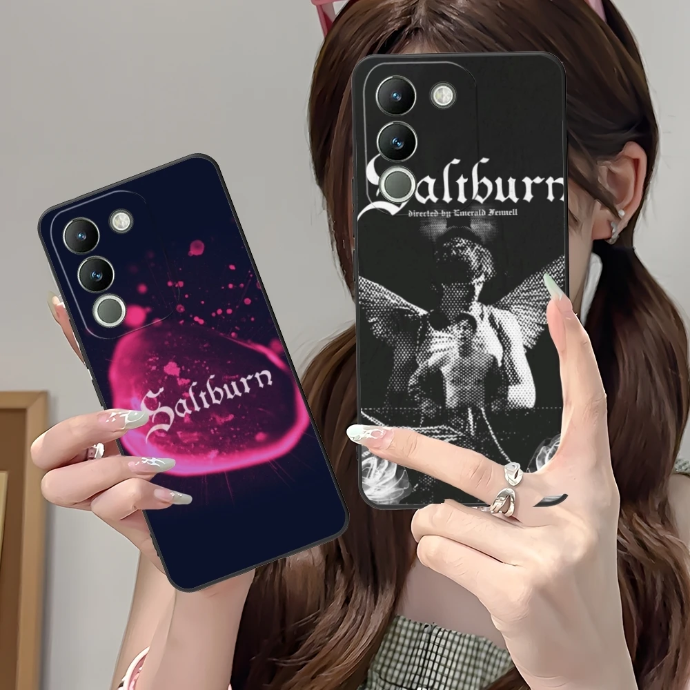 Saltburn Painting Mobile Cell Phone Case for VIVO Y95 Y93 Y31 Y20 V19 V17 V15 Pro X60 NEX Black Soft Phone Cover Shell