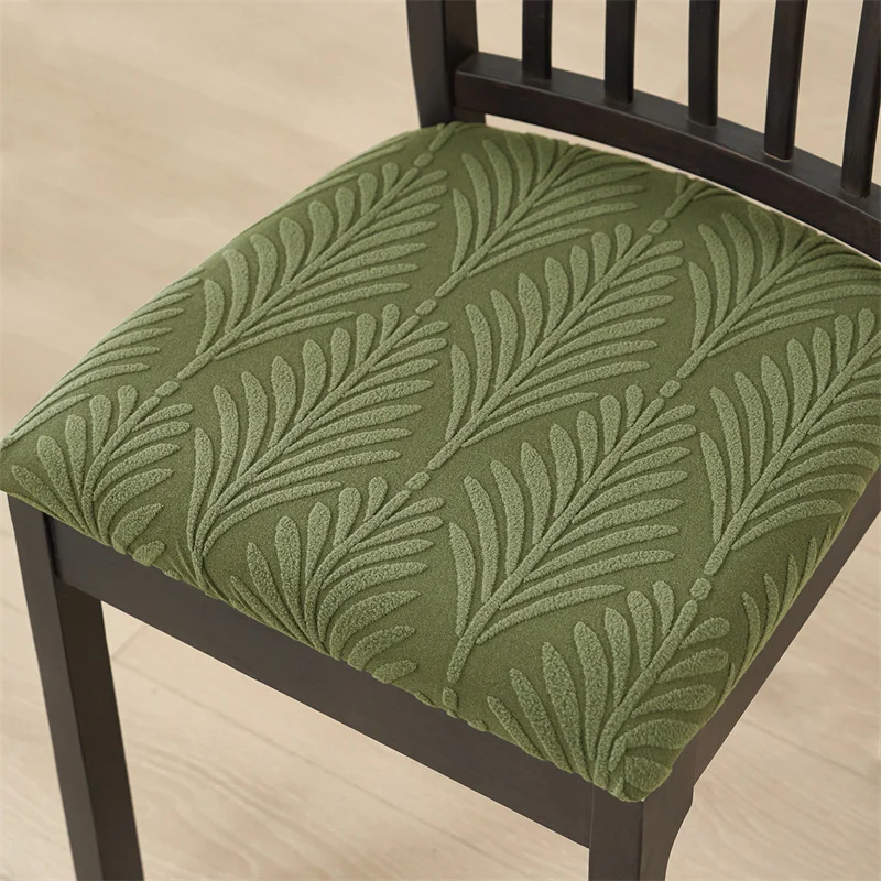 1/4/6 stücke Jacquard Stuhl Sitz Abdeckung Nordic Anti-schmutzig Esszimmer Stuhl Schonbezug Hause Abnehmbare Sitz Fall für Hotel Küche Party – Detail 11