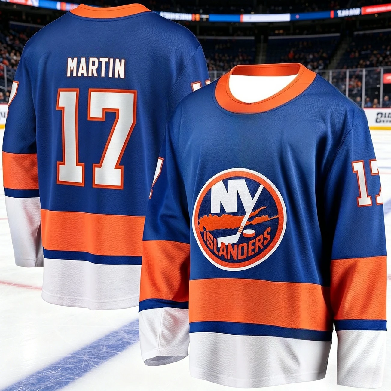 Kinder-T-Shirt, Damen-T-Shirt, Jungen-Top, Erwachsene, Kinder, Eltern-Kind, schnell trocknend, Herren-Langarm-T-Shirt, New York Ice Hockey Premium Sport – Detail 14
