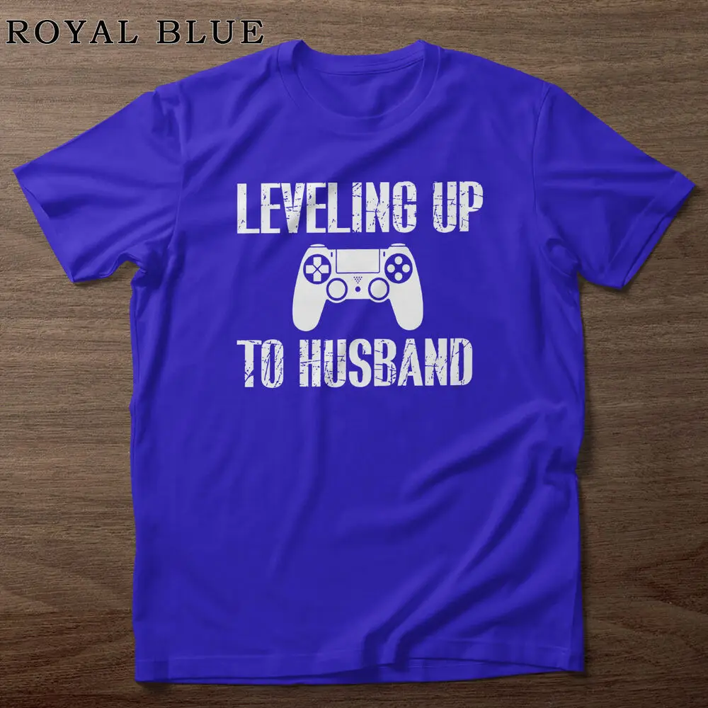 Mens Engagement Tee for Groom Video Game Lover Funny Husband Gift T-Shirt S-4XL