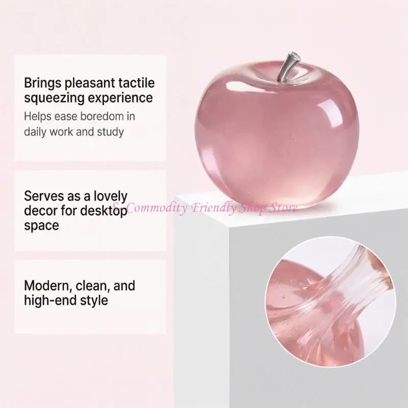 85AE Apples Hand Stretchy Squeeze Toy For Adults Kids Stress Relief Therapy