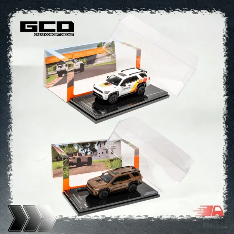 [In Stock] GCD 1/64 Diecast Alloy Toyota 4Runner SUV Model, 2 Liveries With Display Case, Static Collectible Vehicle