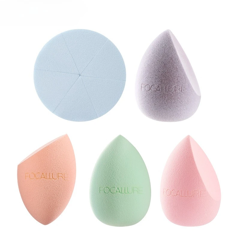 إسفنجة مزج المكياج المخملية لأداة التجميل الناعمة لبودرة الأساس السائلة