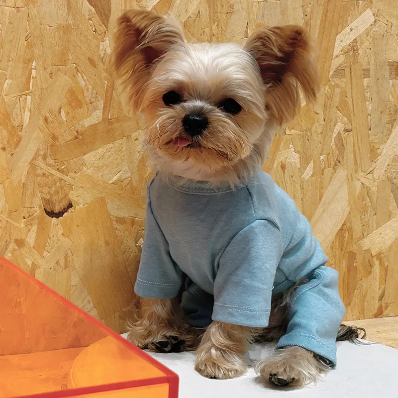 1 szt. ubrań dla psów z czystej bawełny 5 kolorów Piżama dla psów Onesies dla małych średnich psów Puppy Kitten Jumpsuit Ropa Invierno Para Perros