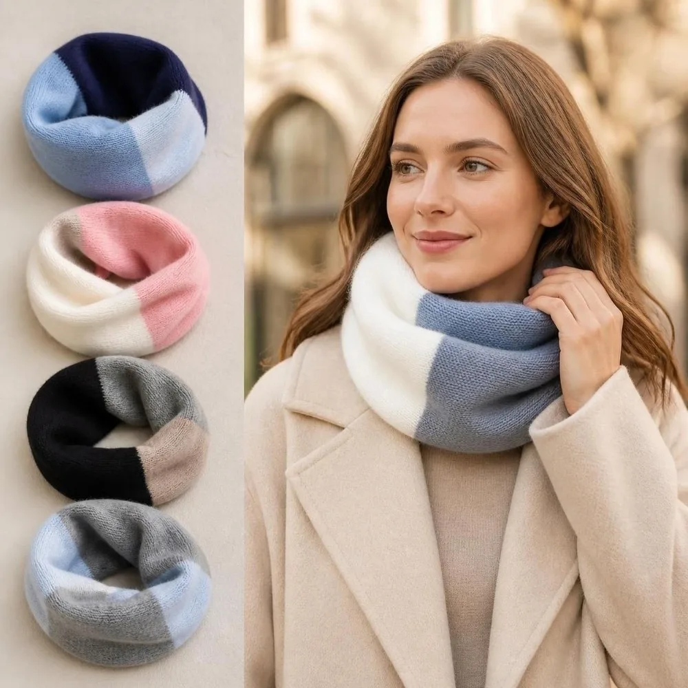 Miękki, wielokolorowy szalik t – Infinity Scarf Knit recenzja i cena