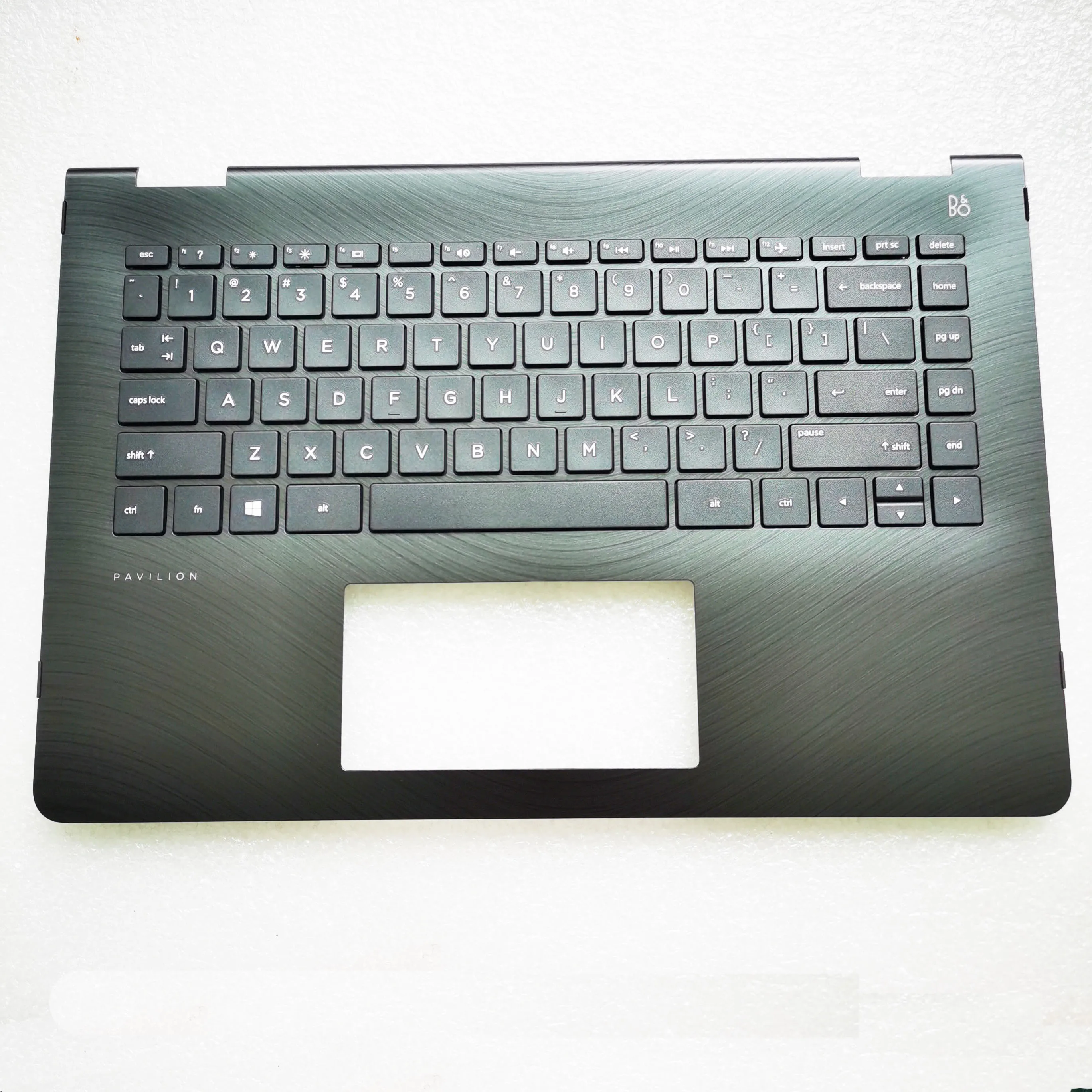 Imagem -04 - Capa para Laptop Superior para hp Pavilion Palmrest Original c Shell Novo us la Keyboard X360 14-ba Tpn-w125 924115001