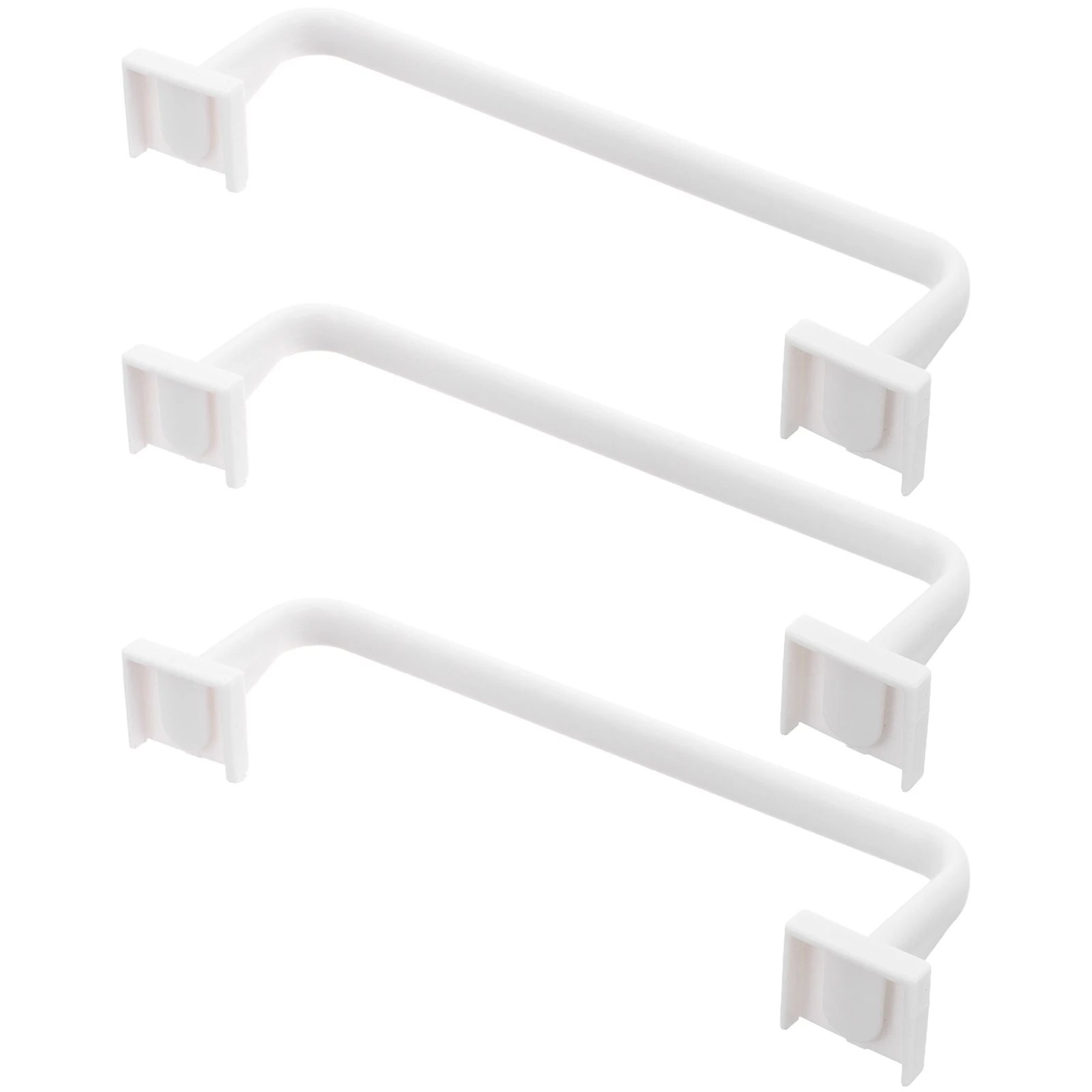 

3 Pcs Bathroom Suction Cup Rack Towel Racks Wall Mounted Holder Tower Hanger Holders