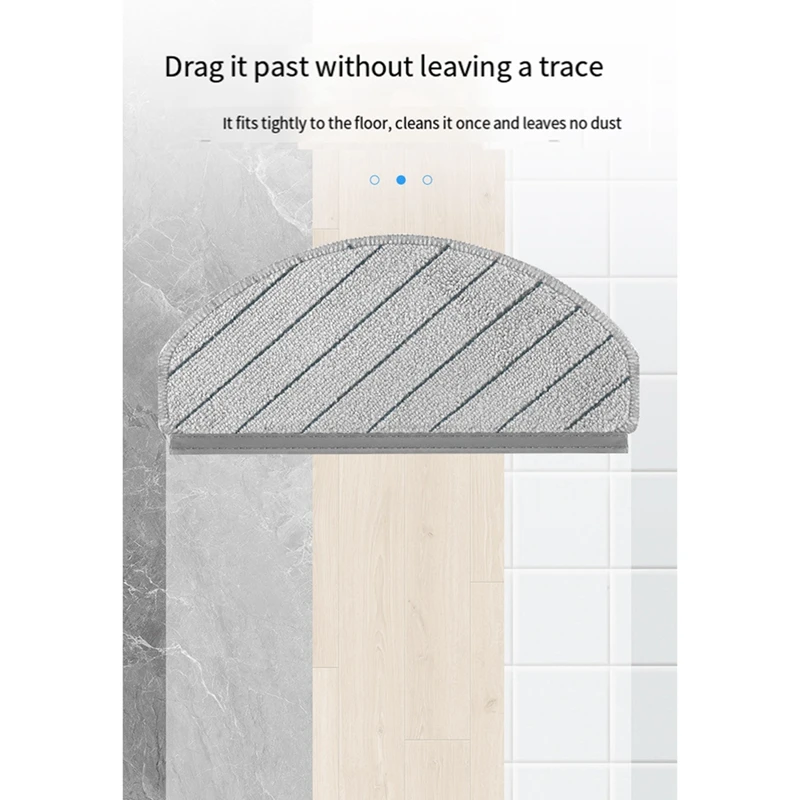 ผ้าถูพื้นสำหรับหุ่นยนต์เทอร์โบอะไหล่เครื่องดูดฝุ่นแผ่นถูพื้น X1/N20/ T10/T10