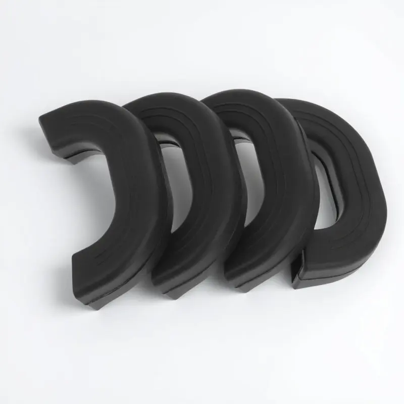 4Pcs Silicone Hot Handle Protectors Skid Resistant Oven Glove Alternative Heat Proof Pot Handle Sleeves Kitchen Tools
