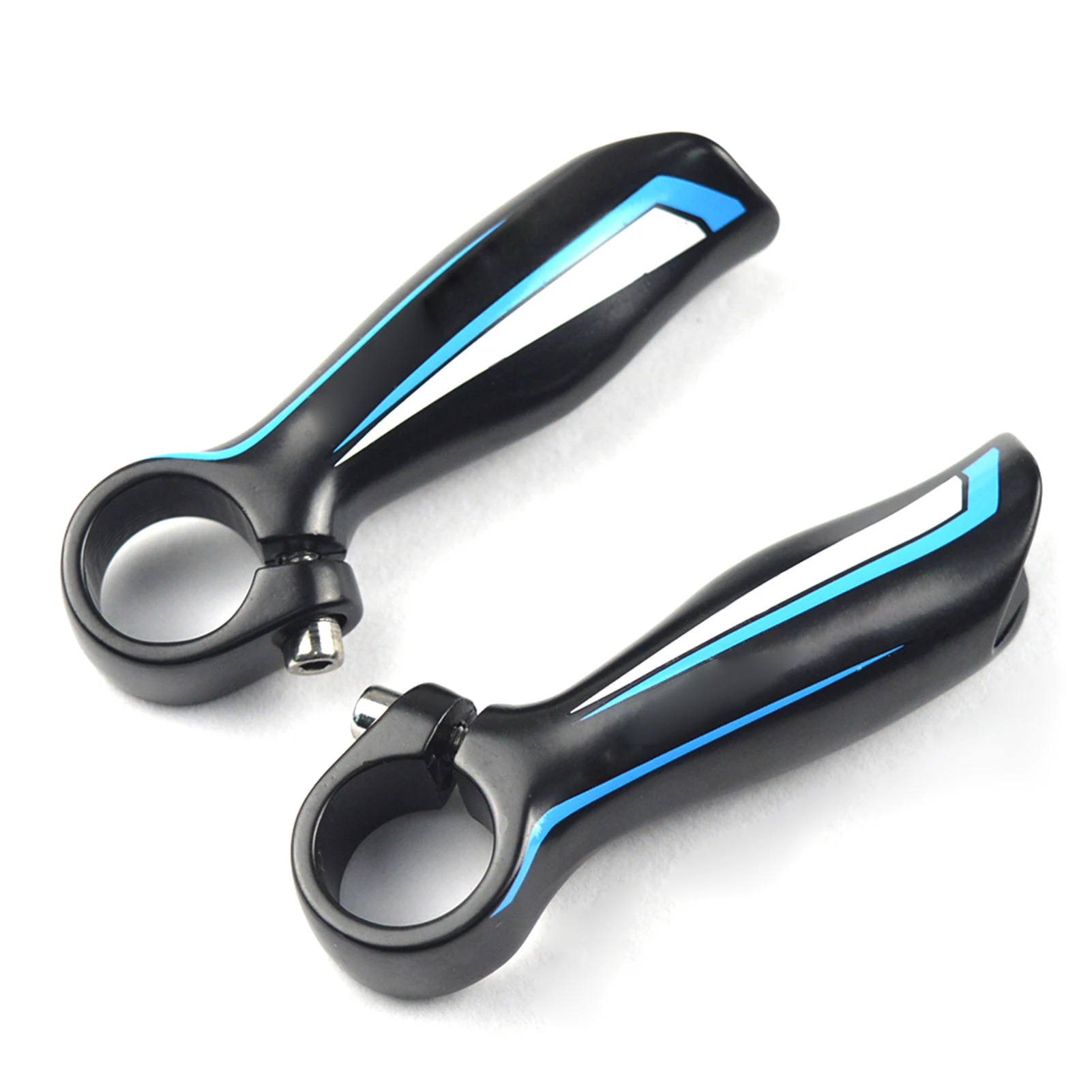 Handlebar Ends 1 Pair Handlebar Ends Aluminum Alloy Mountain Bike Handle Bar Ends 22.2mm