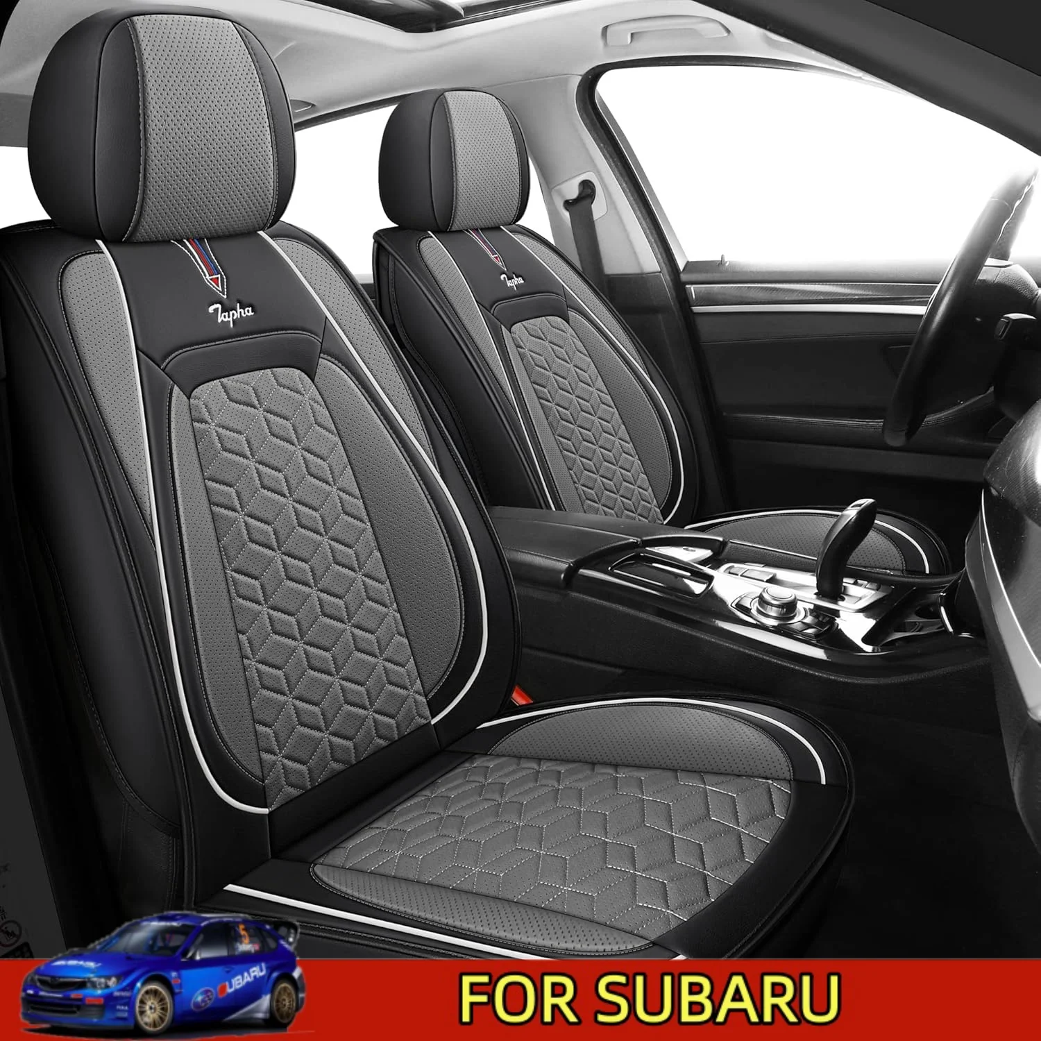 FOR SUBARU Car seat cover waterproof artificial leather breathable full leather full wrap seat cover wear-resistant