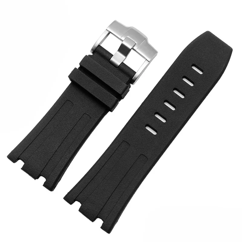 Silicone Watchband for AP Audemars and Piguet Rubber Watch Strap Royal Oak Offshore 26400 Waterproof Sweat-Proof Watch Strap 28