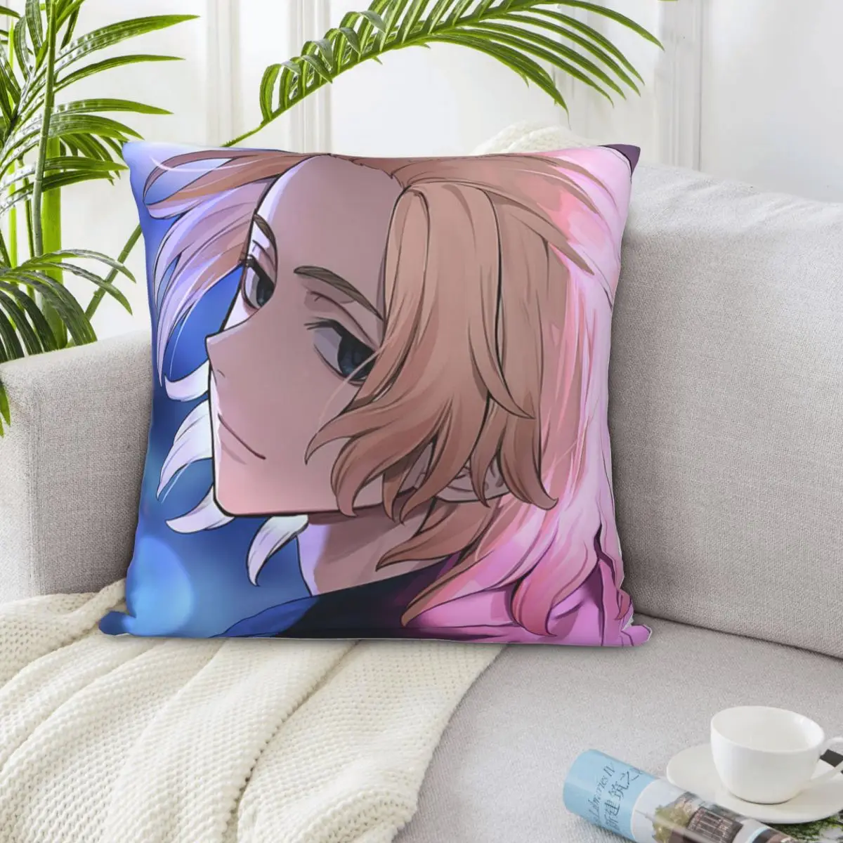 

Tokyo Revengers Cartoon 02540 Pillowcases Cushion Covers Pillowcase 45X45 Dakimakura Pillow Case Pillow Cover
