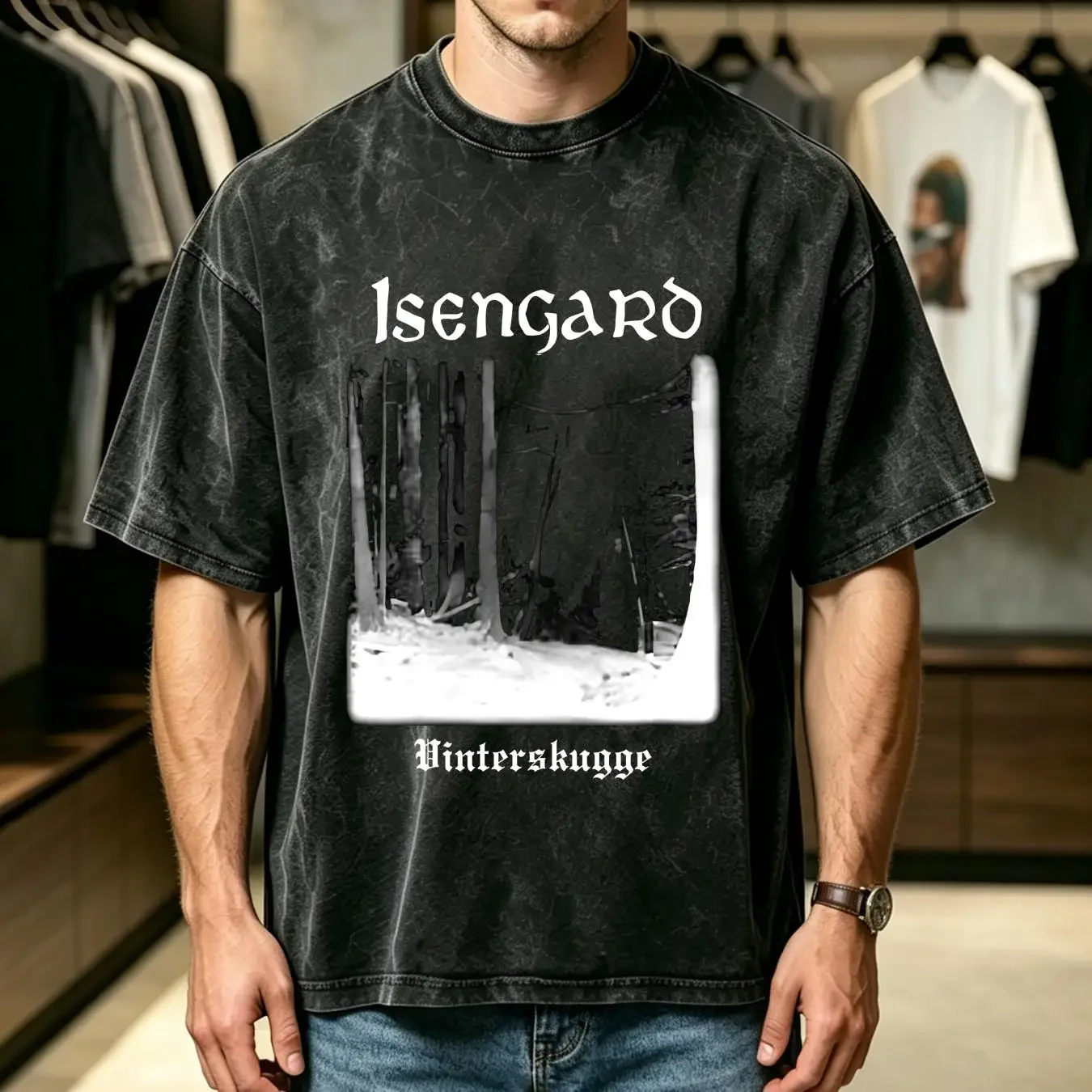 washed T Shirt Vintage Isengard Size XL Darkthrone Nargaroth Bathory Carpathian Forest long or short sleeves vintage Washed