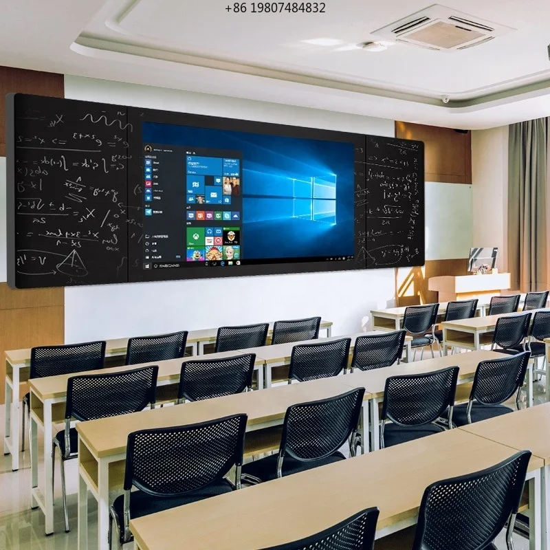 86 Inch Android Interactive Educational Tablet, Infrared Touch Screen with 10/20 Points, Interactive Kiosks Smart Board
