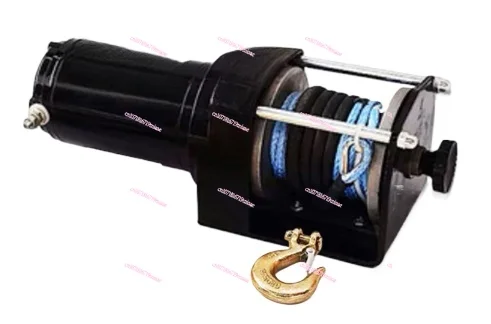 

Nylon Rope Electric Winch 12V Car Crane off-Road Vehicle Rice Transplanter Self-Rescue 24V Pull Cattle Tugboat 48V Fast