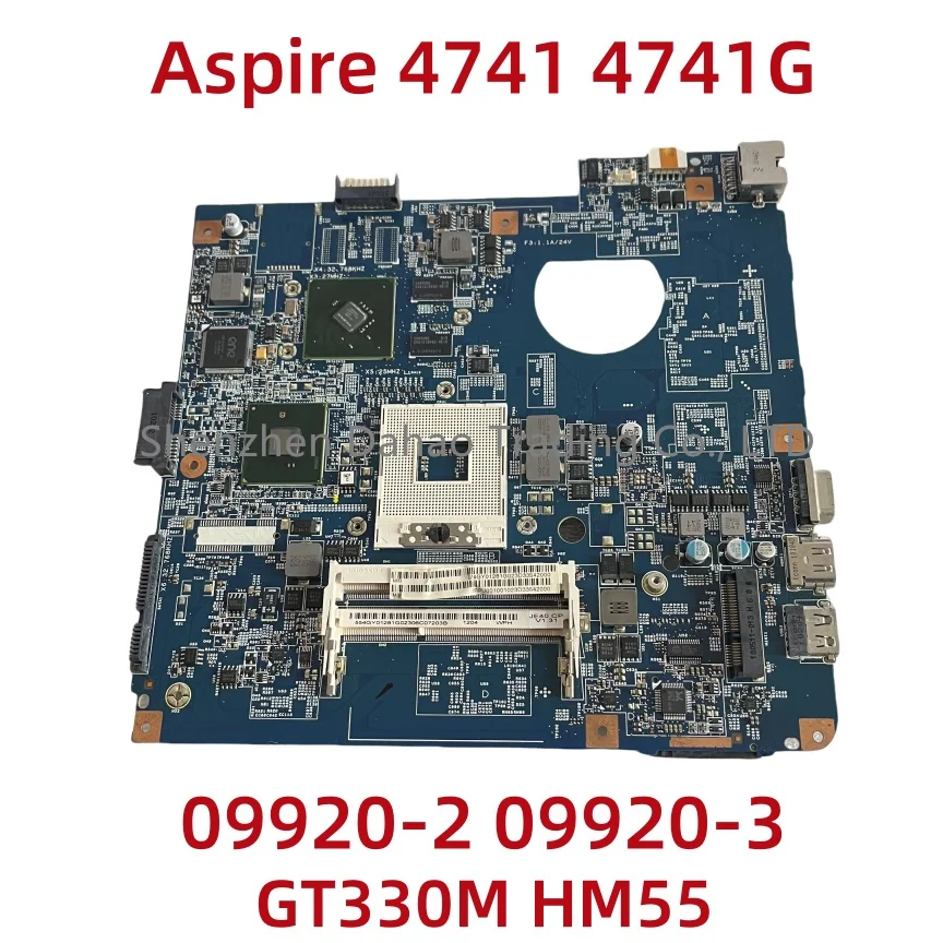 09920-2 09920-3 For ACER Aspire 4741 4741G Laptop Motherboard With GT330M HM55 DDR3 MB.PU001.001 MBPU001001