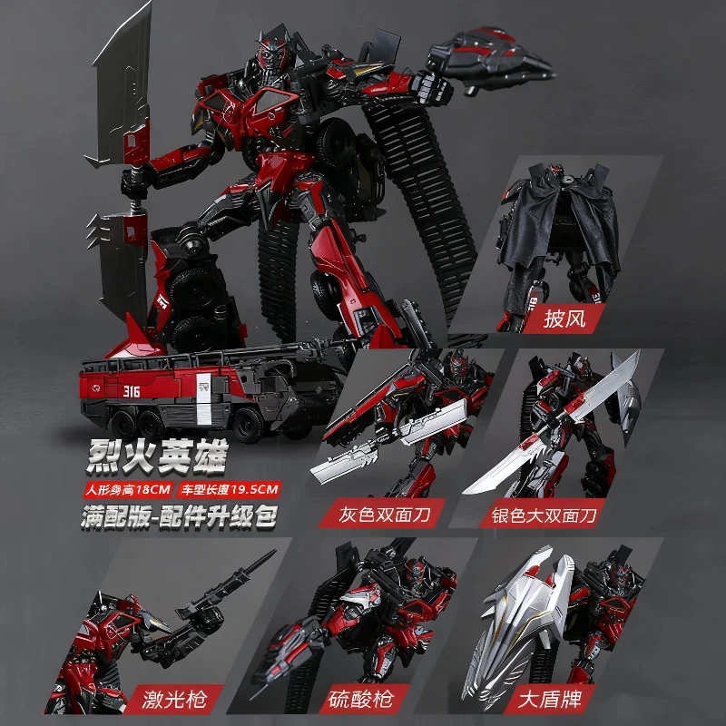 バイウェイ TW1024 ファイアーヒーロー オプティマス 消防車 変形 2in1 ロボットカー モデル 細部までこだわったアクションフィギュア おもちゃ コレクタブル 男の子向けギフト