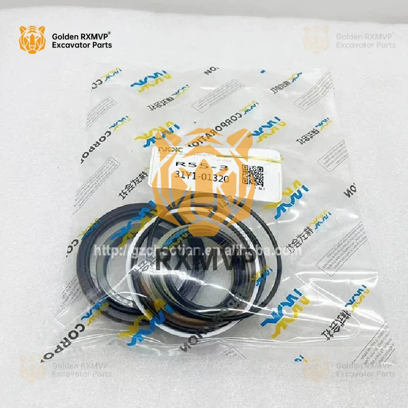 For XMVP Hyu-ndai Hyu-ndai 31y1-01320 Boom Cylinder Seal Kit R55-3 Excavator