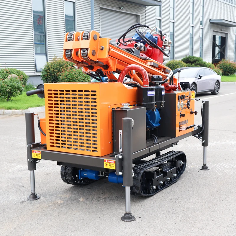 Customized Wheel Mounted Rotary Rig 200M Portable Diesel Hydraulic Flexible Fast Drilling Tool Water Well Drilling Rig