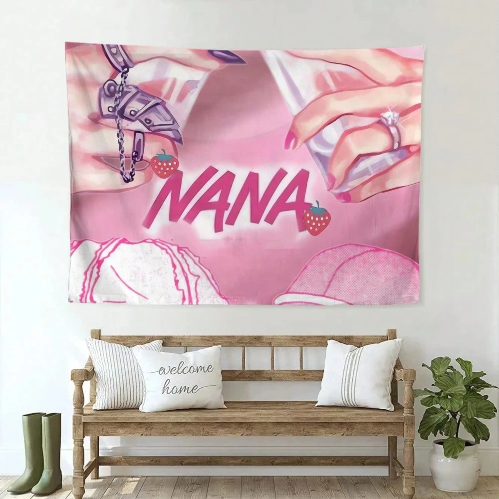 1pc Hot Anime NANA Nature Inspired Tapestry Polyester Fiber Suitable For Bedroom And Living Room Anime Wall Art