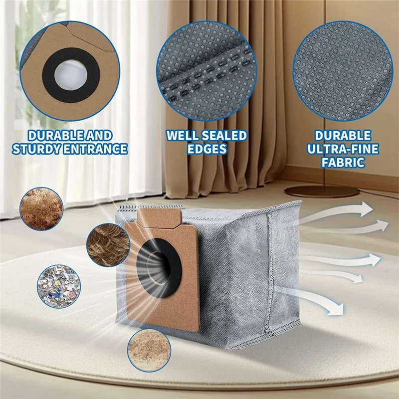 ملحقات بديلة BAAO لمجموعة ملحقات المكنسة الكهربائية الروبوتية Eufy X10 Pro Omni